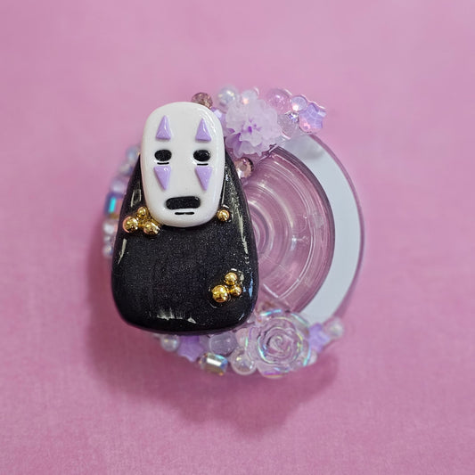 No Face Magnetic Jeweled Phone Grip