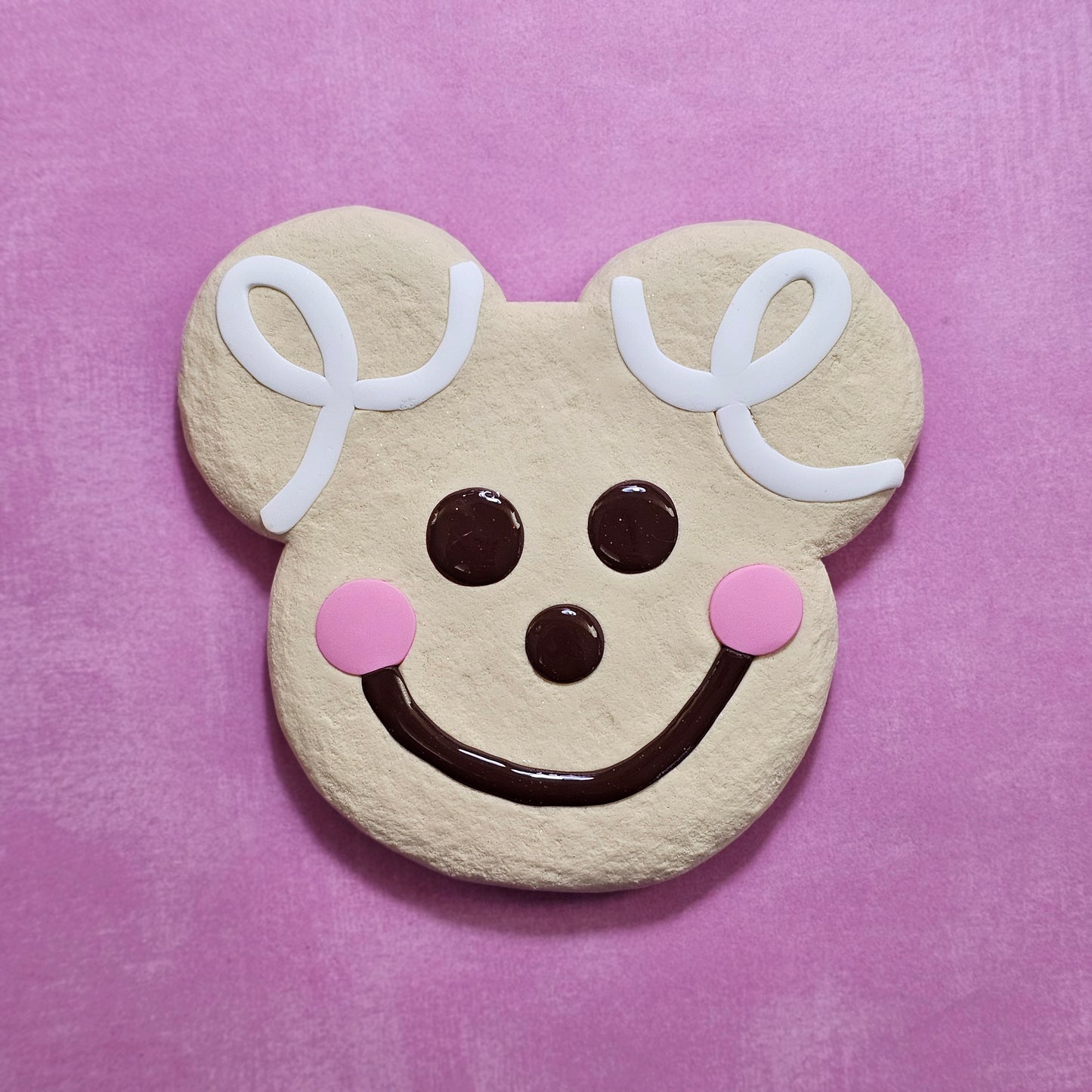 Mouse Cookie Coaster