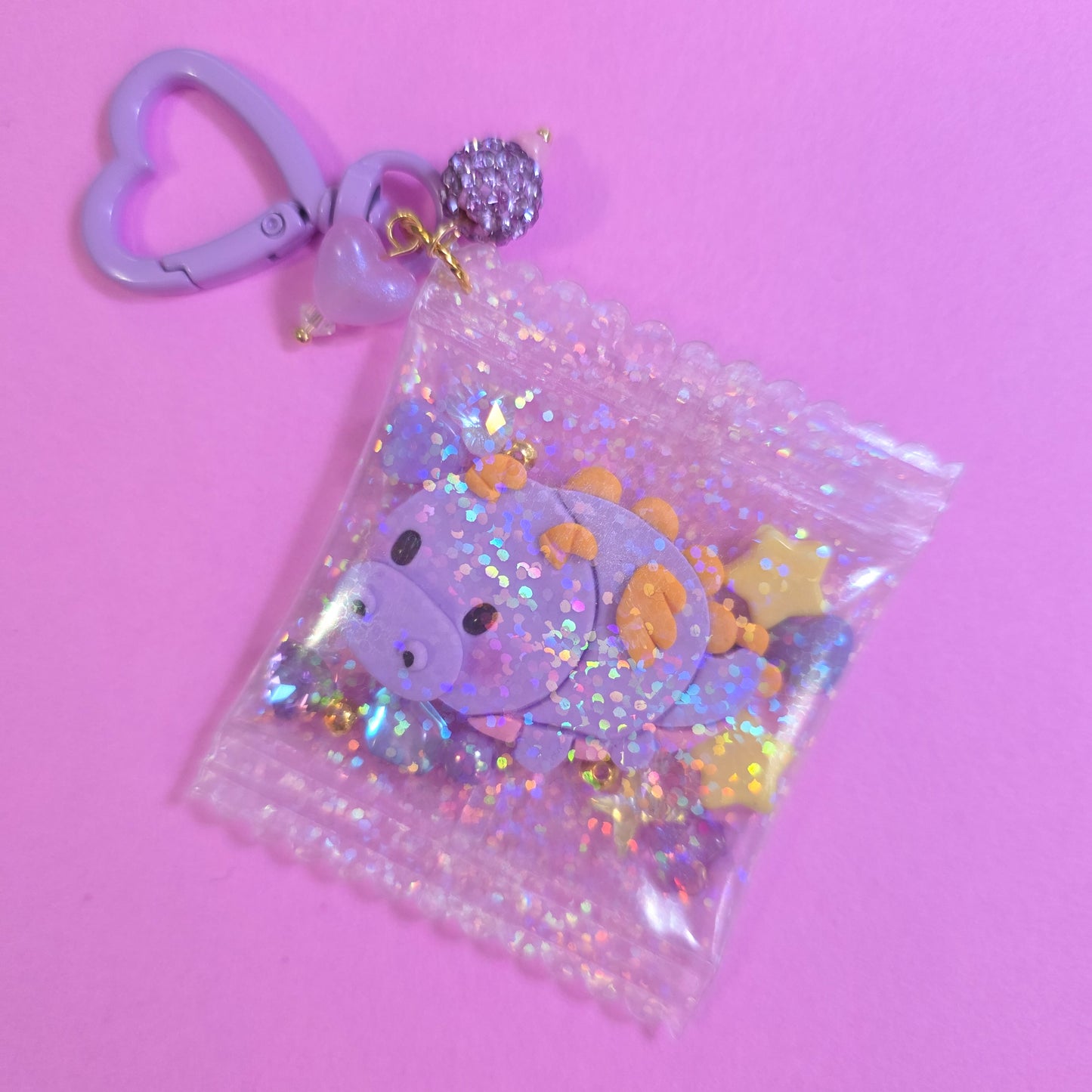Imagination Dragon Glitter Candy Clip