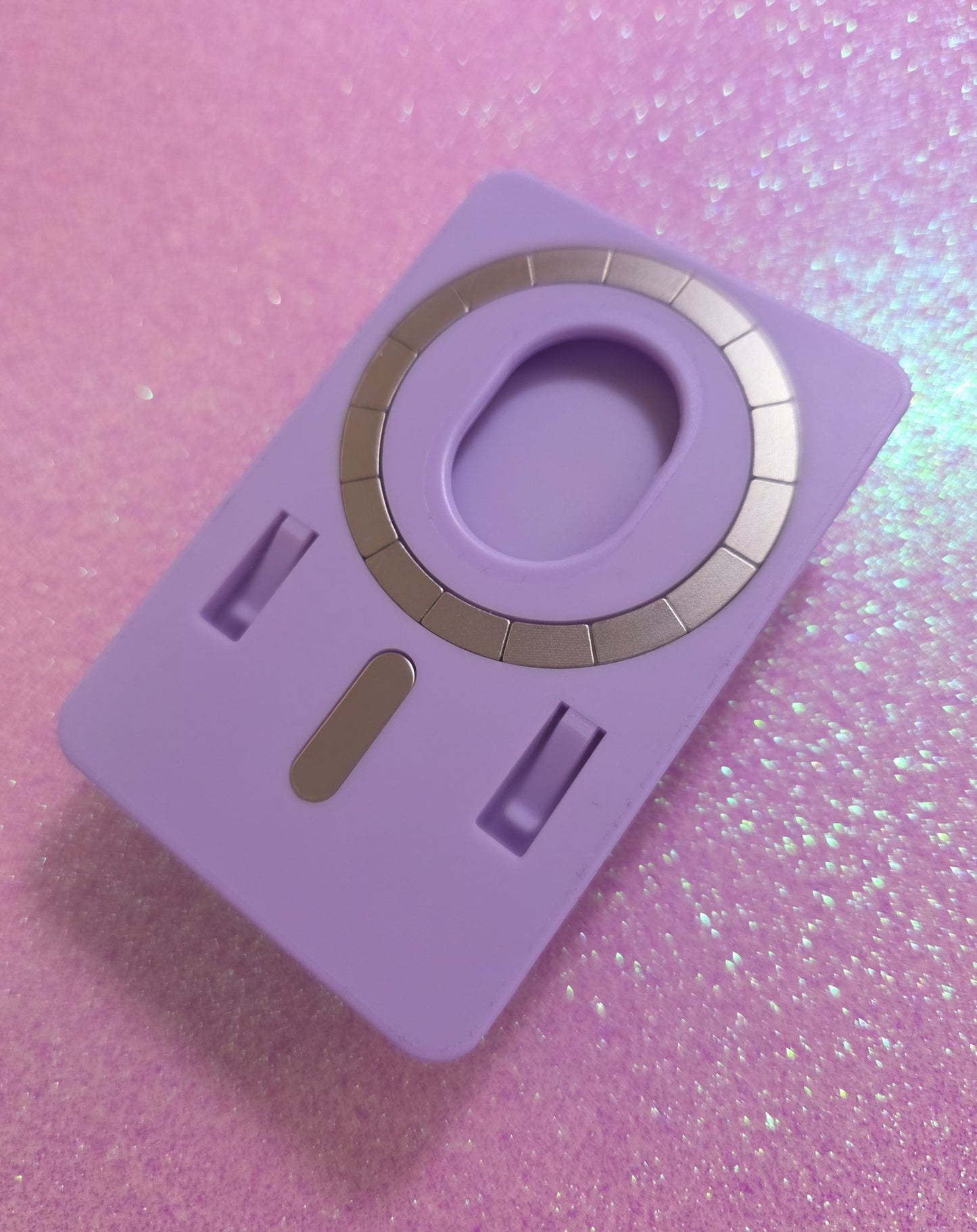 Oyster Baby Crystal Gem Magsafe Soft Touch Phone Grip Wallet