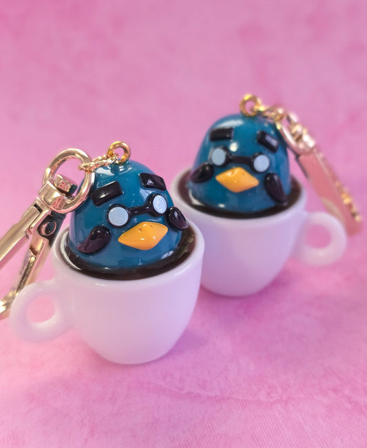 Café Owl Coffee Bag Charm HOT