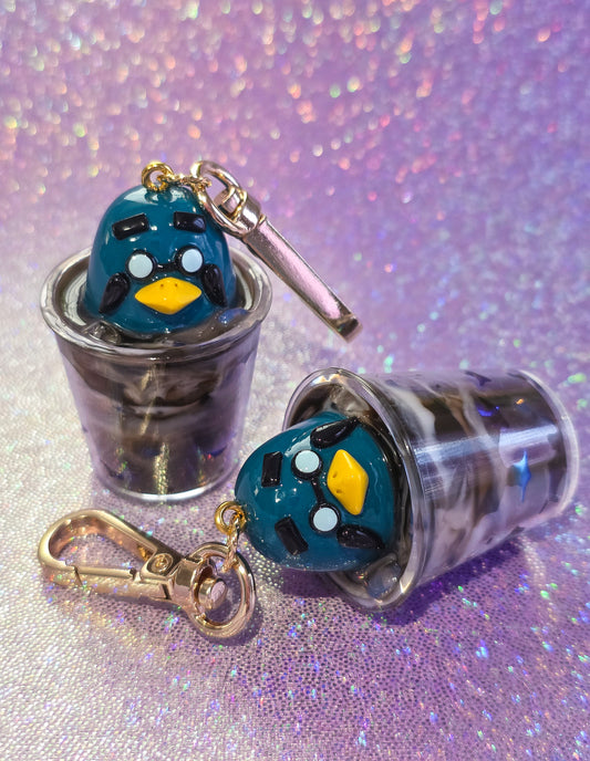 Café Owl Coffee Bag Charm ICED