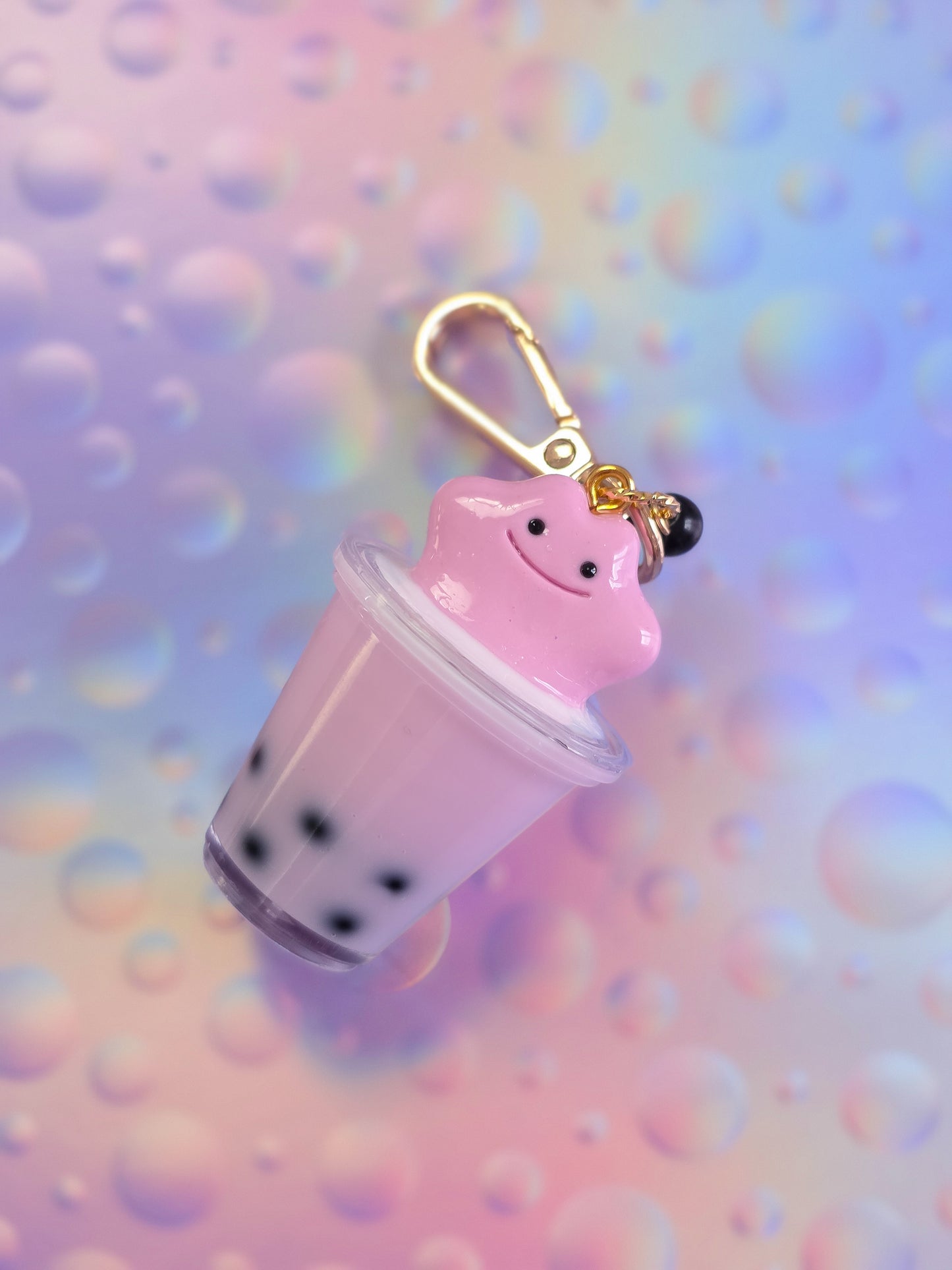 Ditto Strawberry Cream Boba Bag Charm