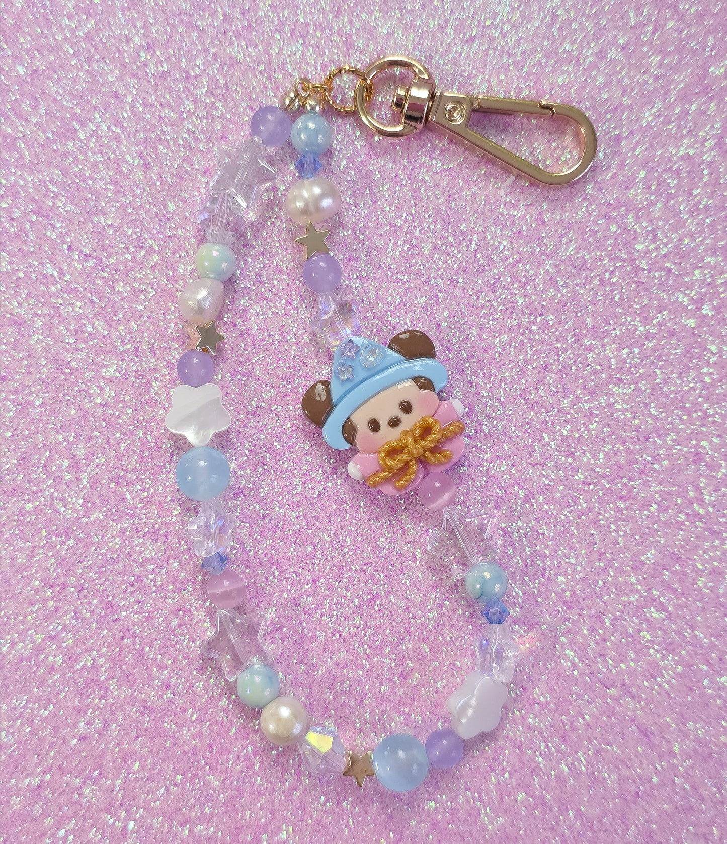 Pastel Magic Mouse Phone Charm