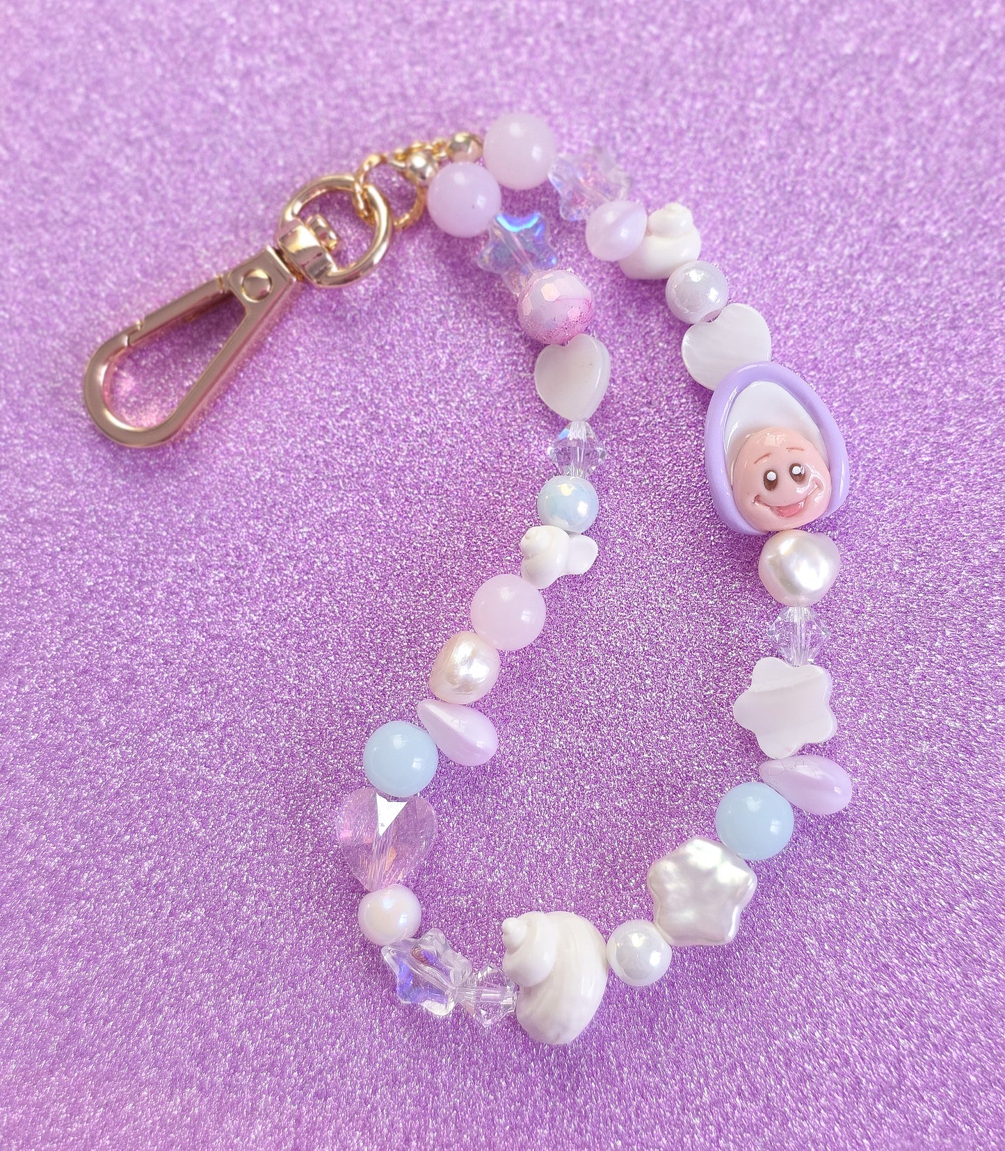 Oyster Baby Phone Charm