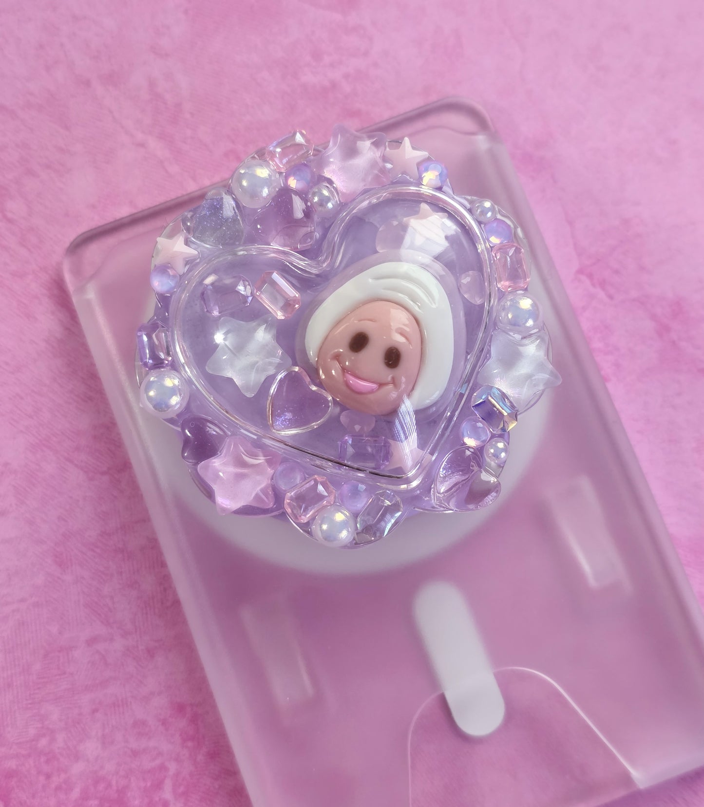 Oyster Baby Soft Touch Magsafe Phone Grip Wallet
