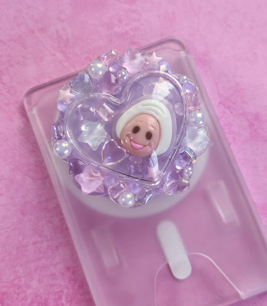 Oyster Baby Soft Touch Magsafe Phone Grip Wallet