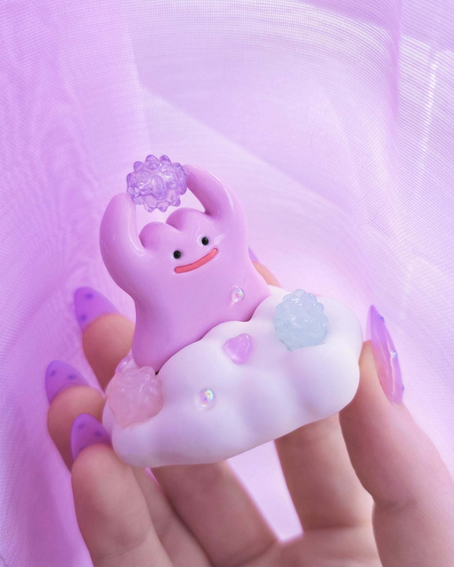 Purpley Pink Blob Mini Figure