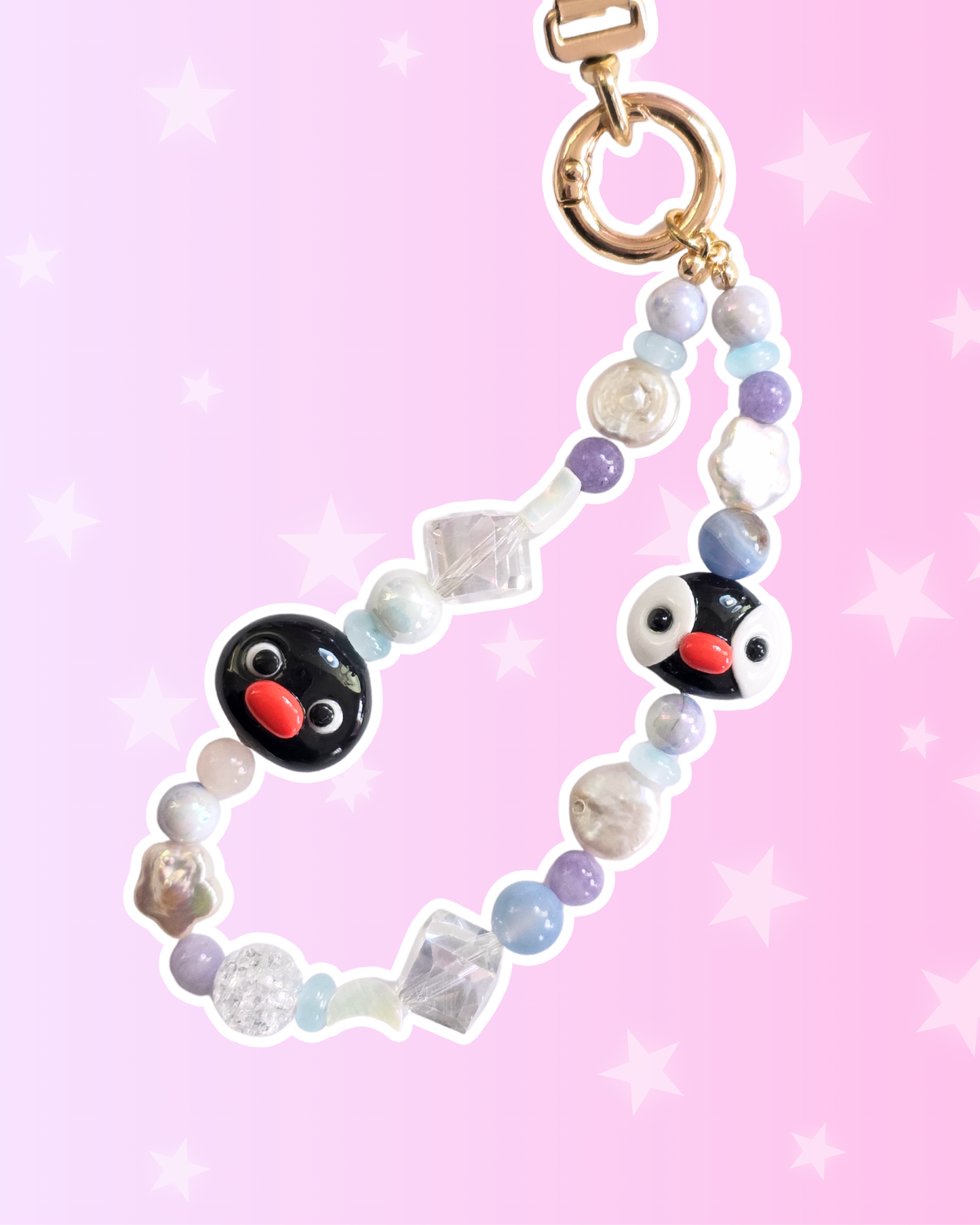 Pingu & Pinga Phone Charm