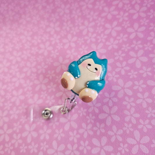 Snorlax Badge Reel for Em