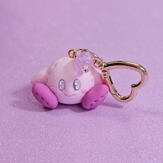 Small Pastel Kirby Doll Bag Charm