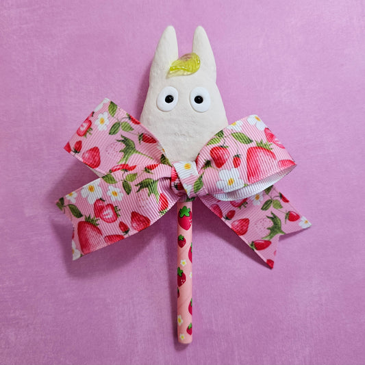 Strawberry Totoro Lollipop Pin