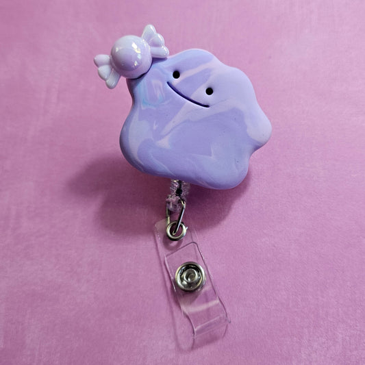 Swirly Ditto Badge Reel