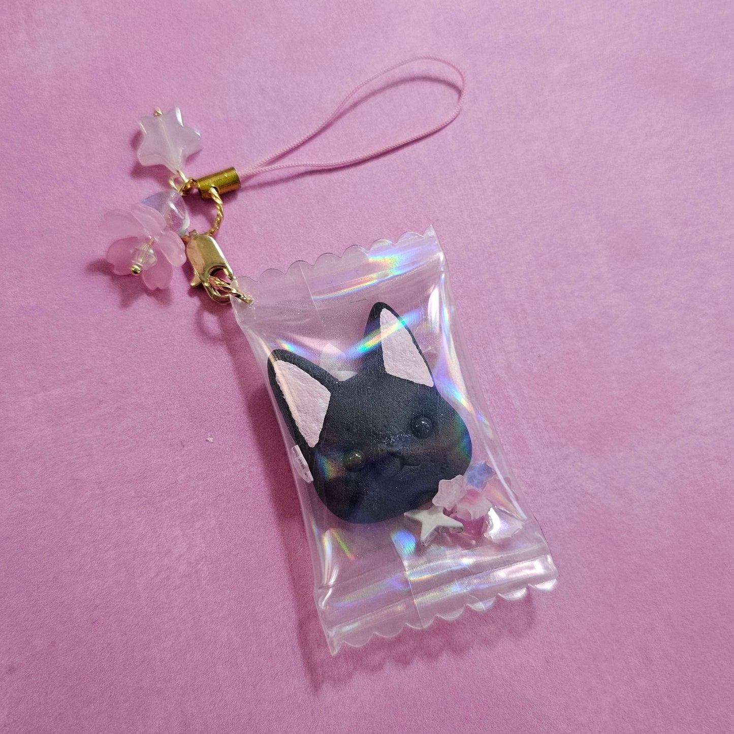 Black Cat Candy Charm