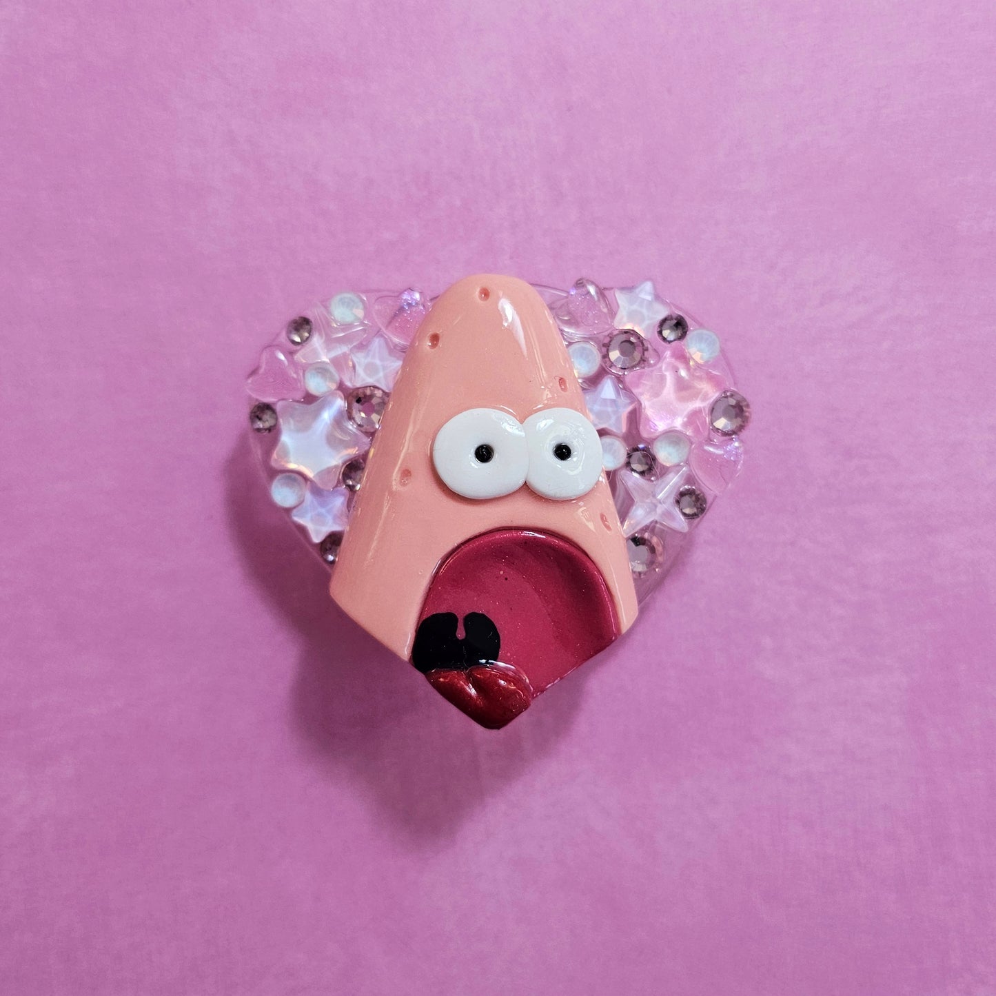 Shocked Patrick Small Jeweled Phone Grip