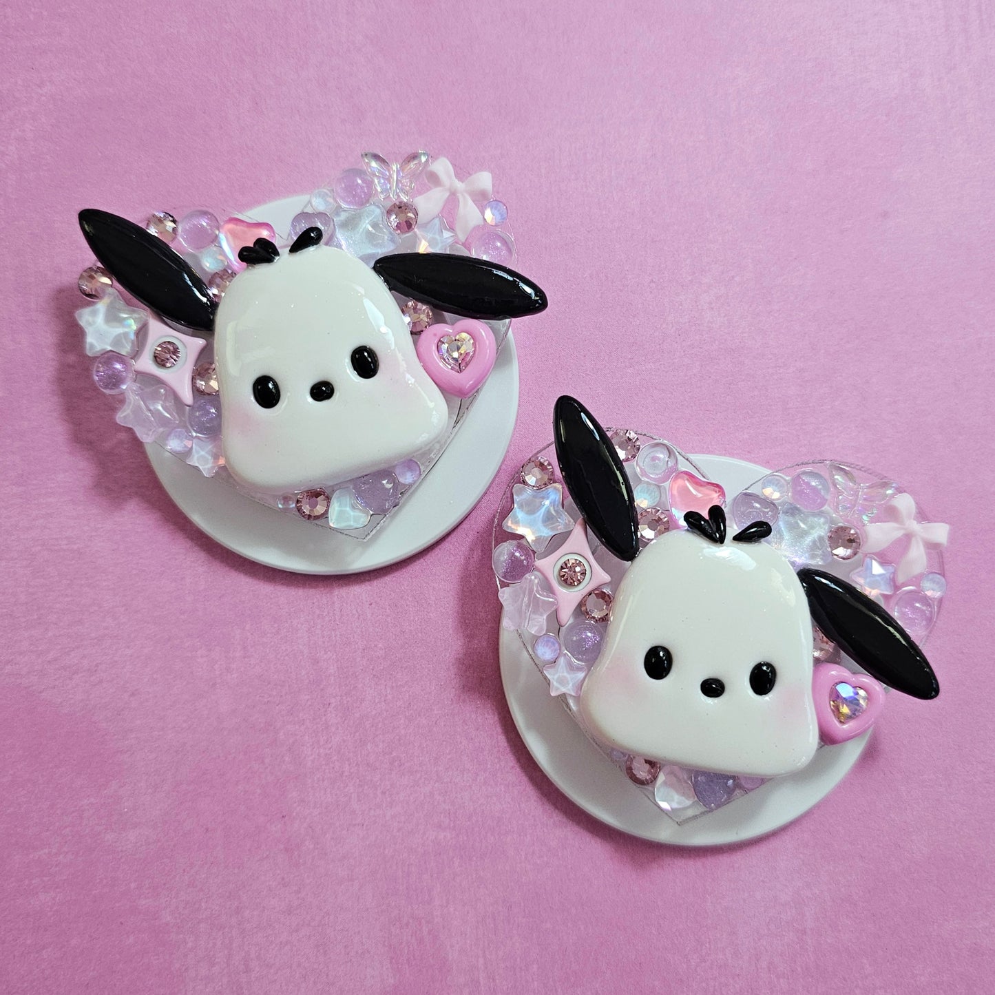 Pochacco Magnetic Jeweled Phone Grip