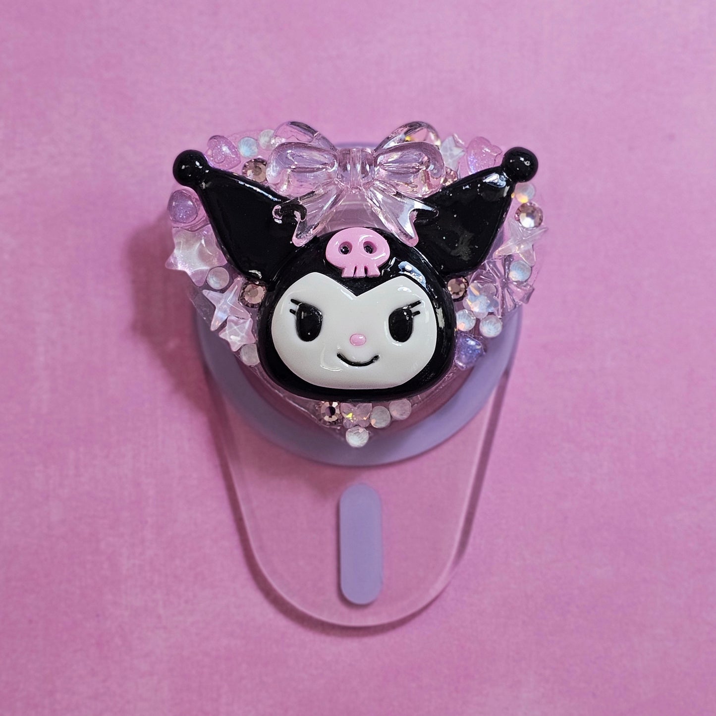 Kuromi Magnetic Jeweled Phone Grip