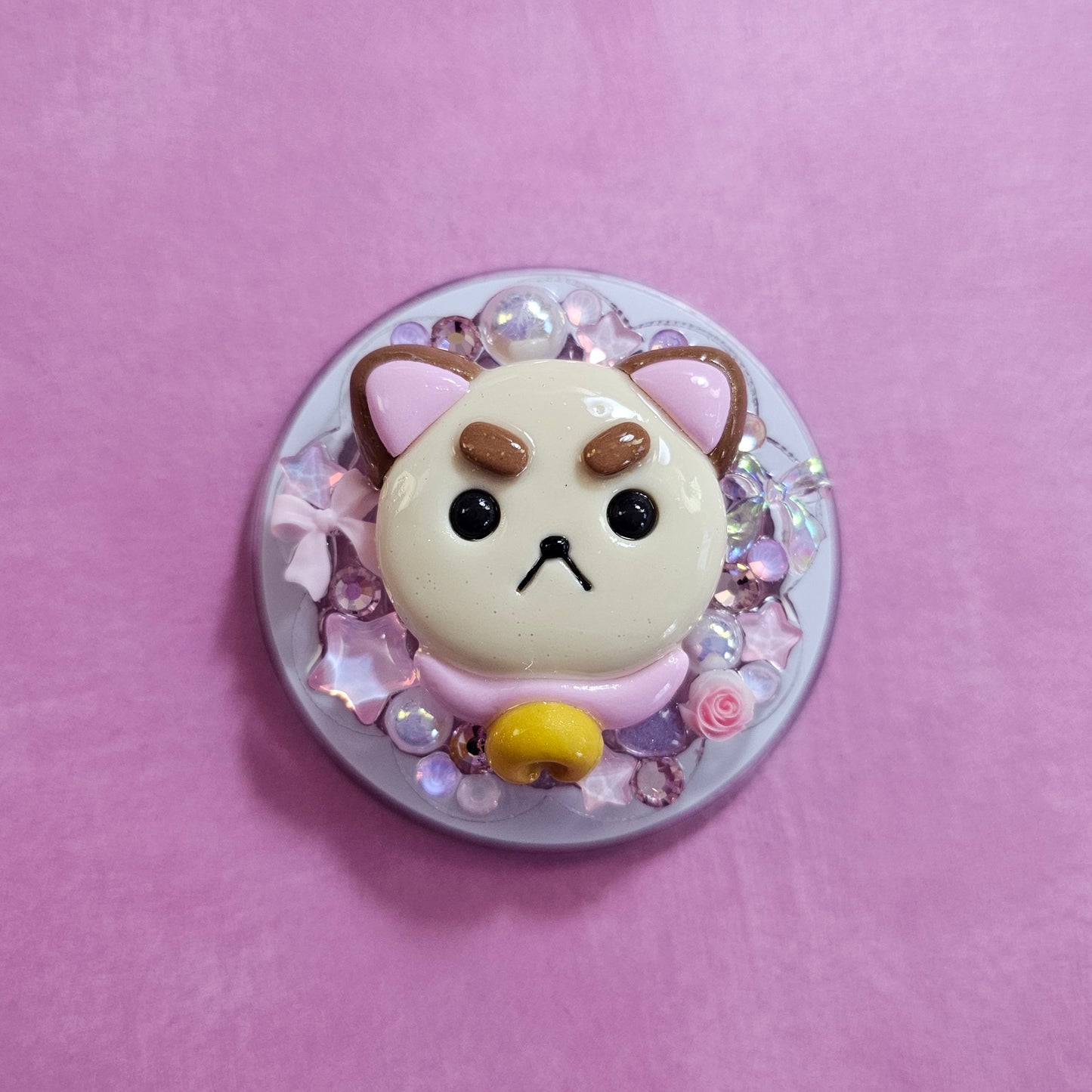 Puppycat Magnetic Jeweled Phone Grip