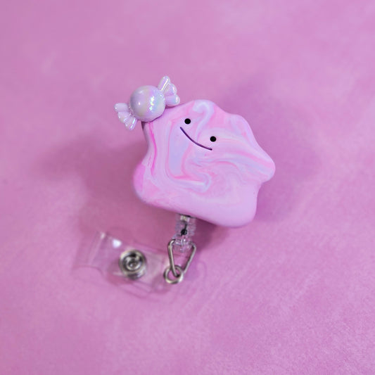 Swirly Ditto Badge Reel