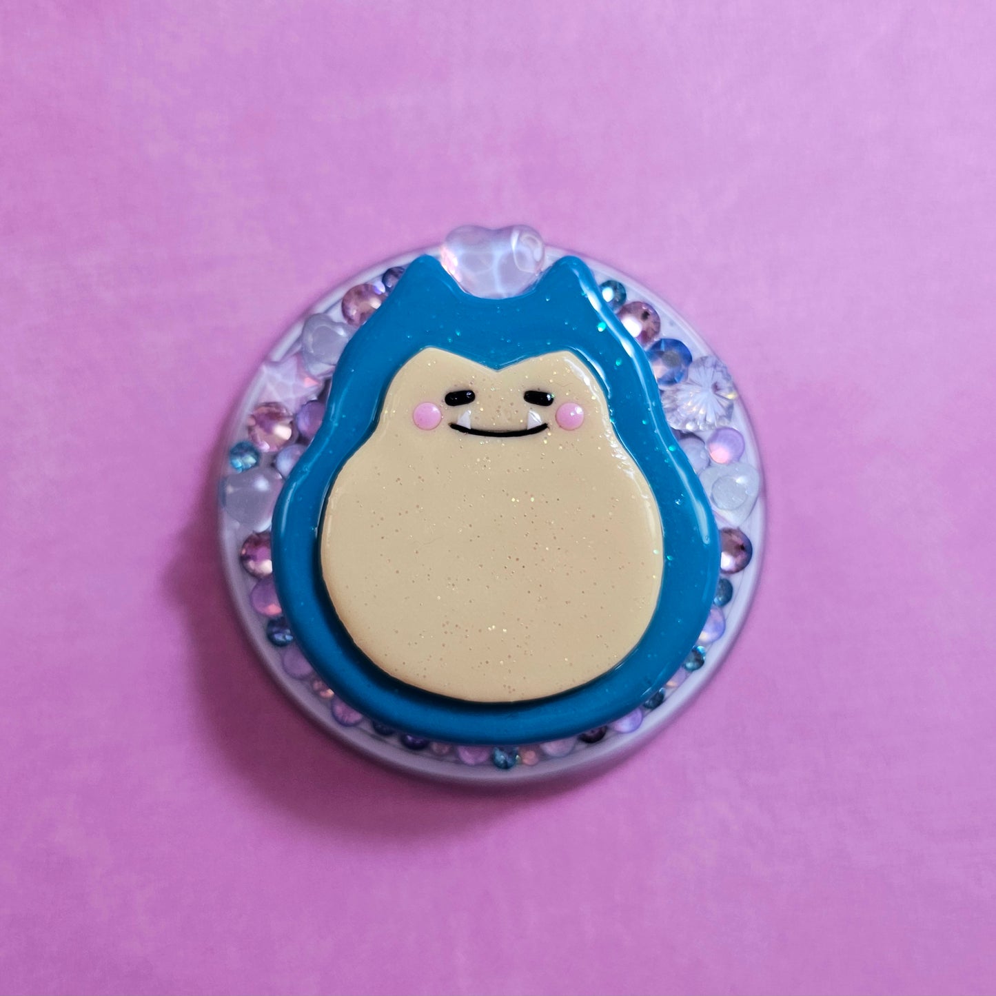 Snorlax Magnetic Jeweled Phone Grip