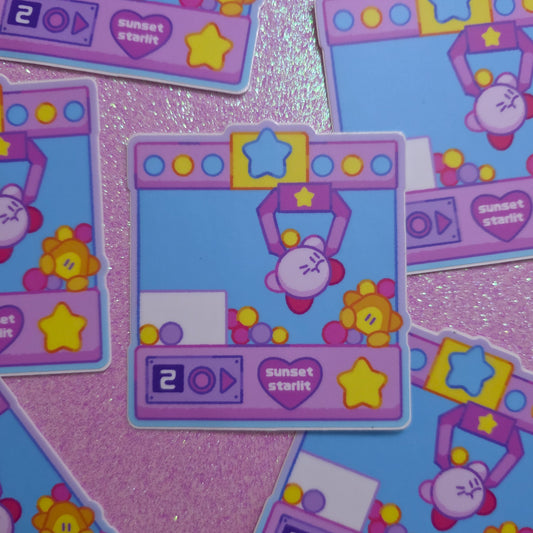 Kirby Crane Fever Vinyl Sticker