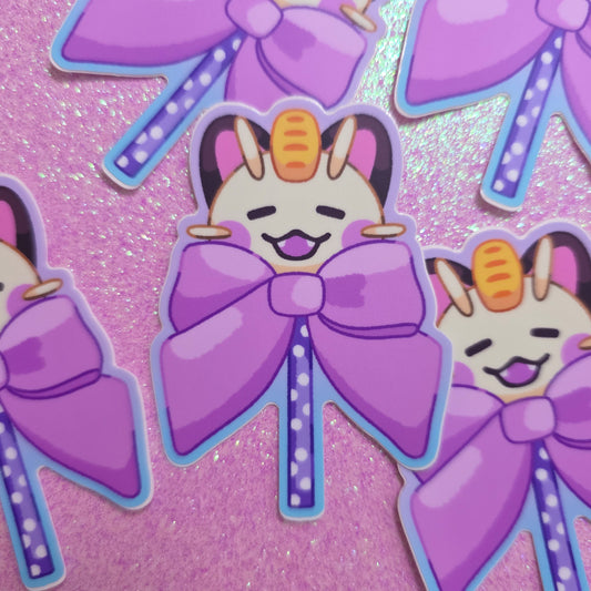Meowth Lollipop Vinyl Sticker