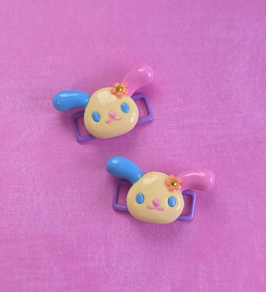 Rainbow Bunny Lace Charms