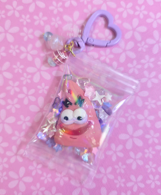 Evil Patrick Candy Bag Charm