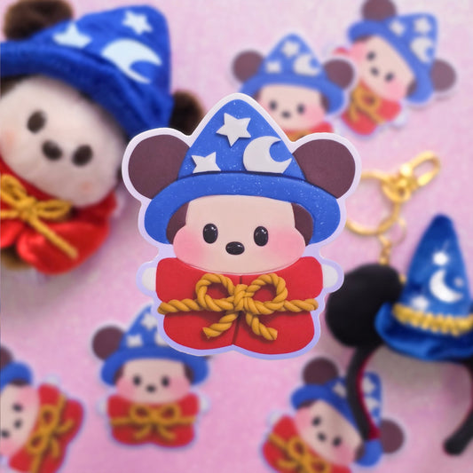 Magic Mouse Vinyl Sticker Classic