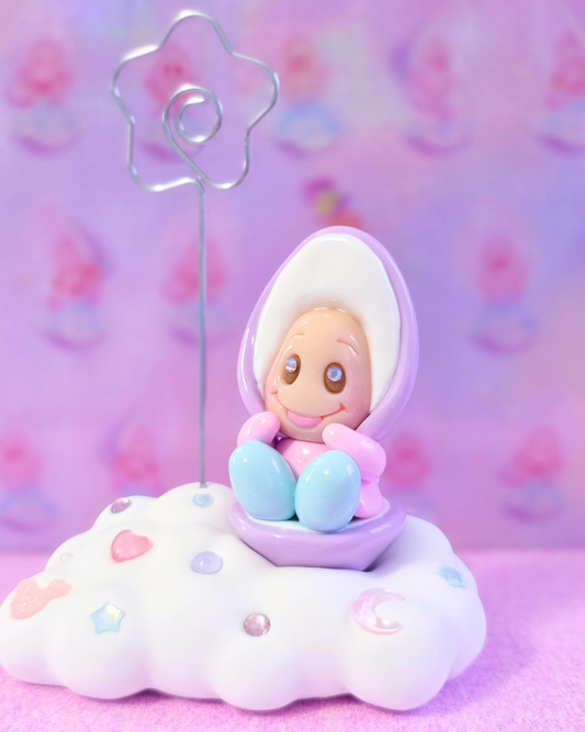 Baby Oyster Cloud Photo Holder