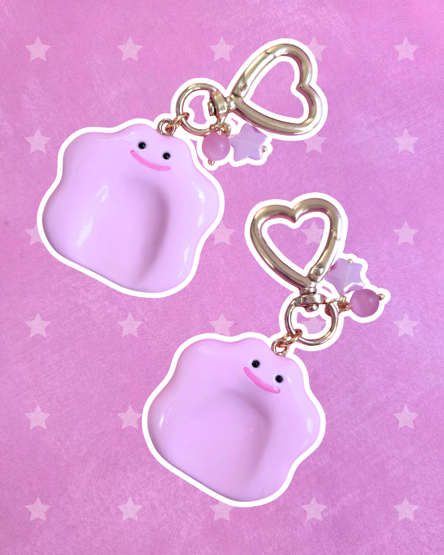 Ditto Worry Stone Bag Charm