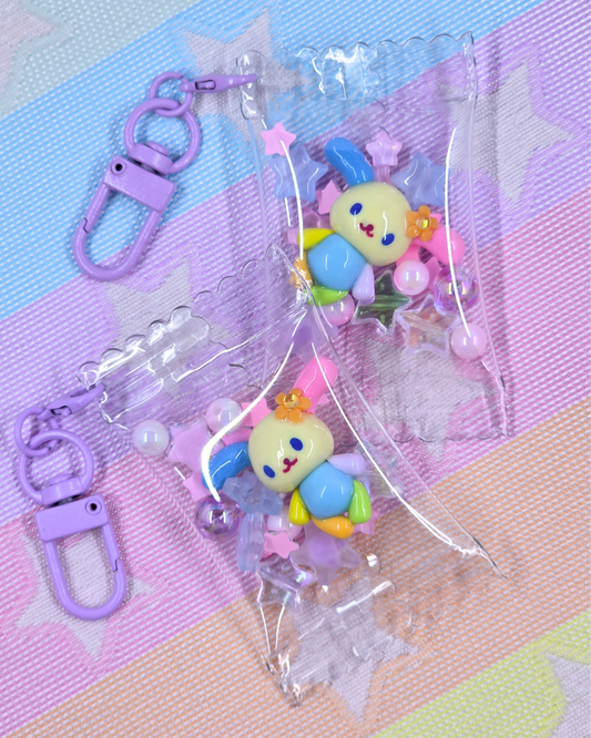 Rainbow Bunny Candy Charm