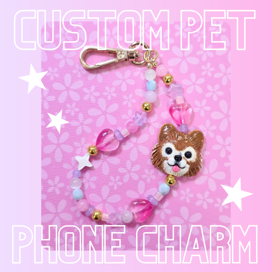 CUSTOM Pet Phone Charm