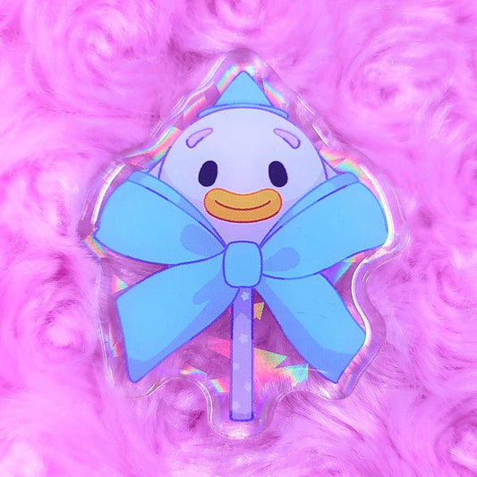 Wisp Lollipop Acrylic Pin